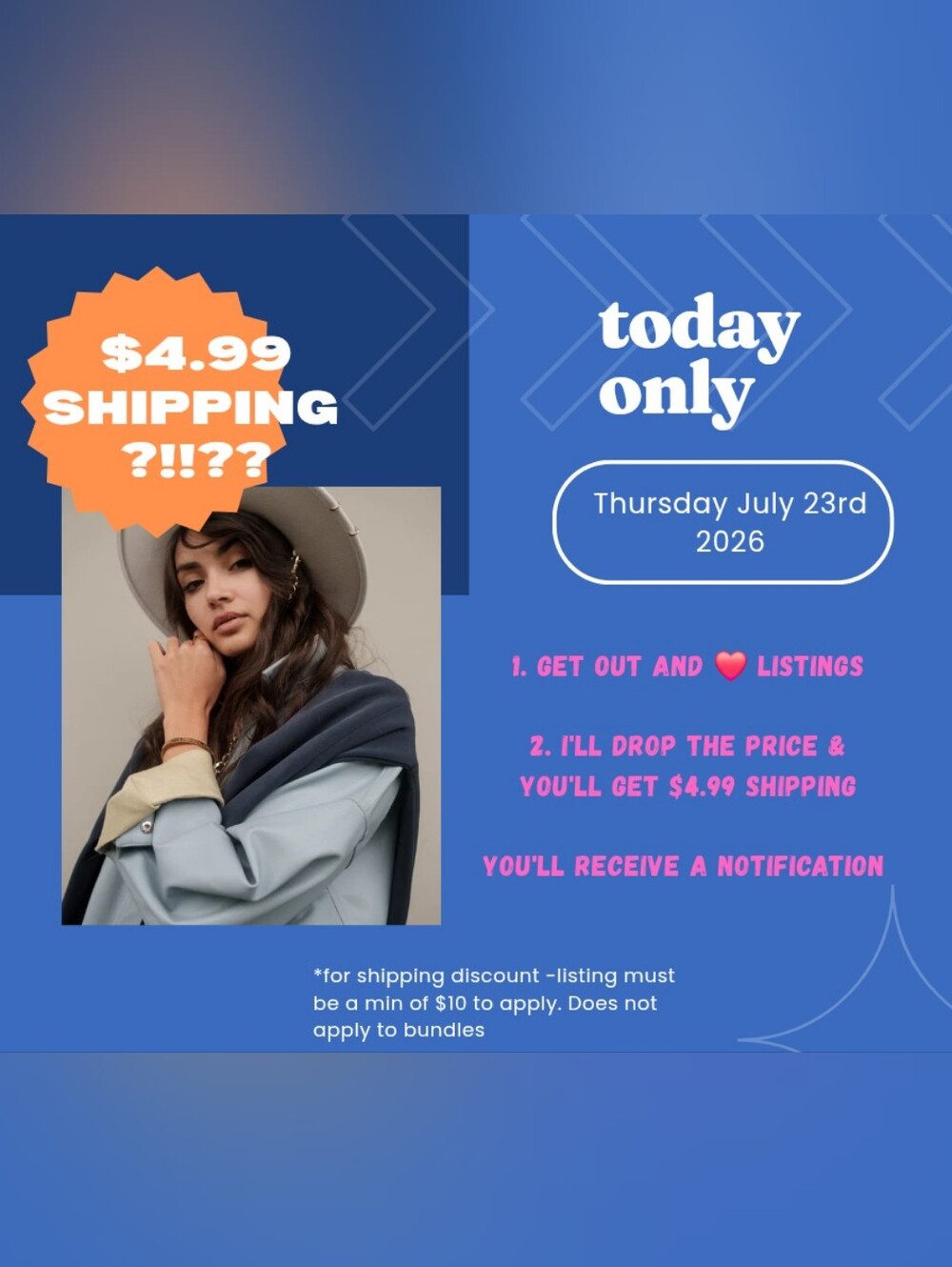 TODAY ONLY--<4.99 Shipping
